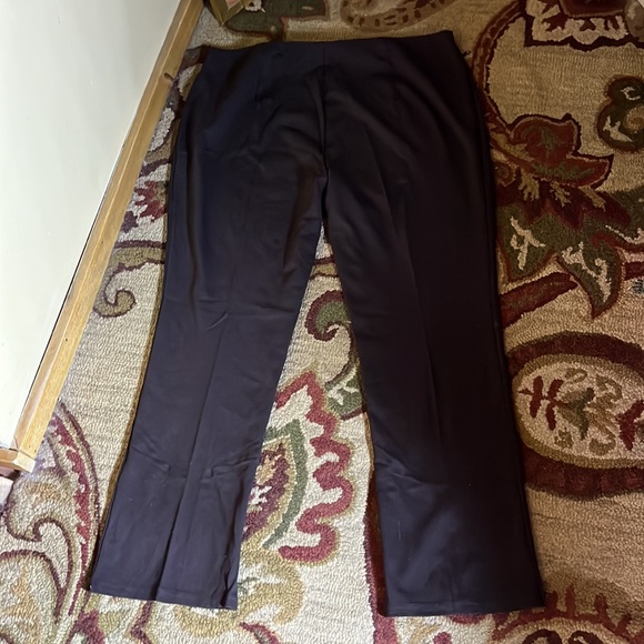 RALPH LAUREN Size 2X 40"W x 33"L Tall  Modern Flat Classic Brown Stretch $109NEW - Picture 5 of 16